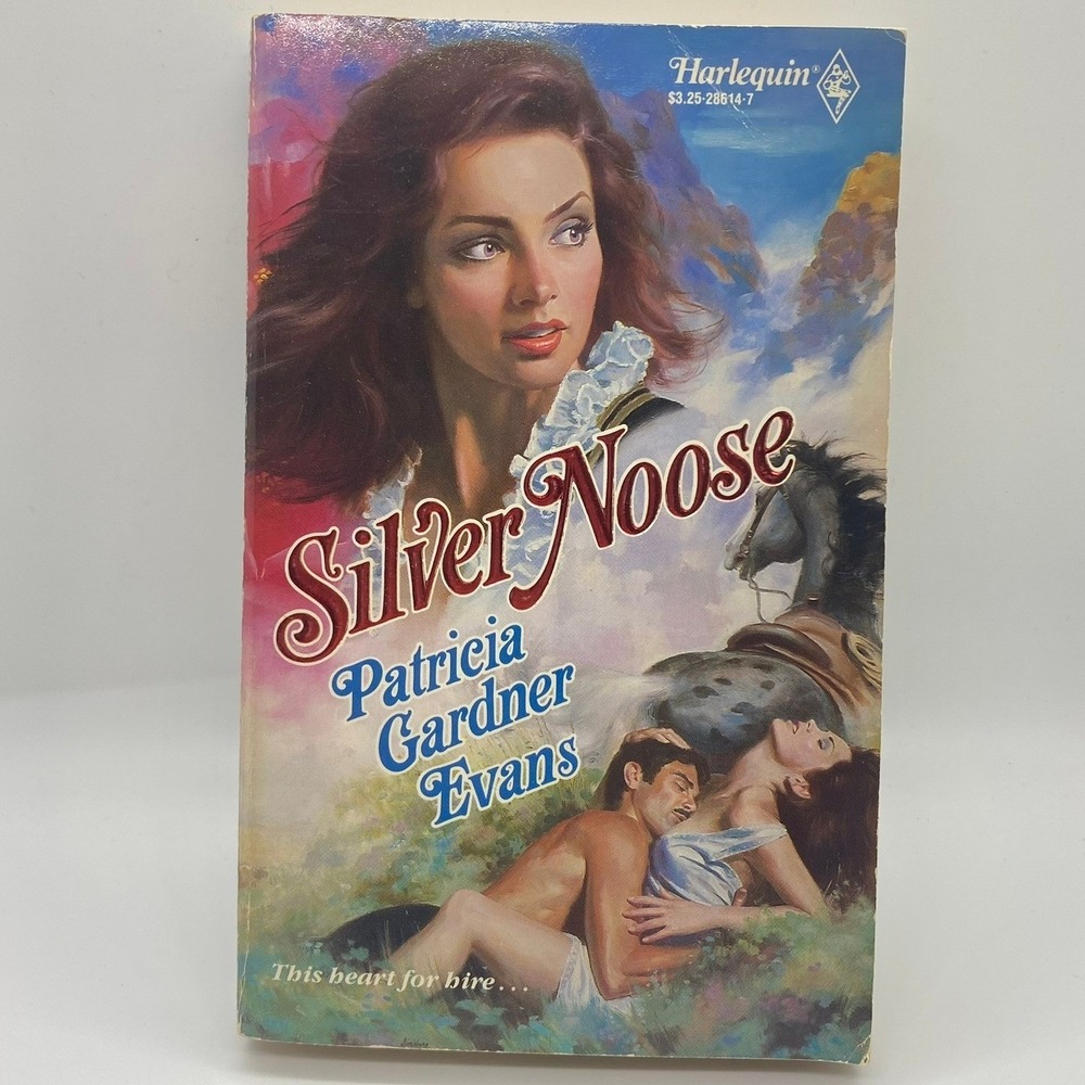 Harlequin Silver Noose Patricia Gardner Evans Adult OS Multi Good Vintage 1989